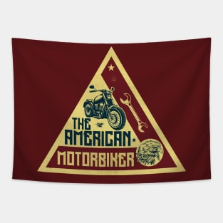 The American Motorbiker Tapestry