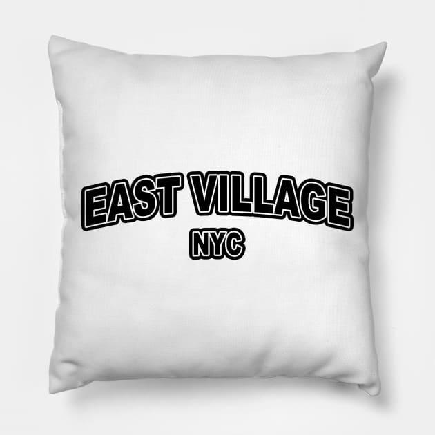 East Village NYC Pillow by IdenticalExposure