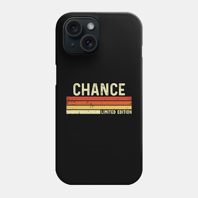 Chance First Name Vintage Retro Gift For Chance Phone Case by CoolDesignsDz