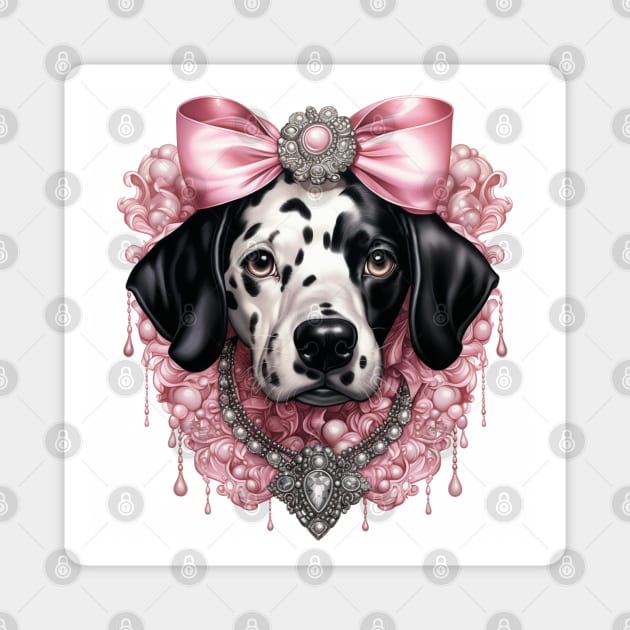 Luxe Dalmatian Magnet by Enchanted Reverie