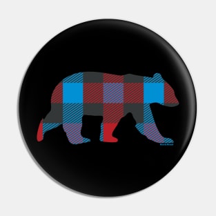 Bright Flannel Vintage Bear for Gay Bears and Admirers | BearlyBrand Pin