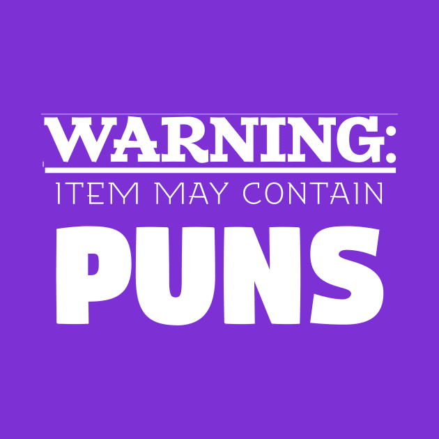 May Contain Puns by jimtait