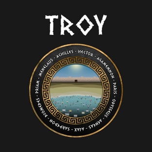 Troy the Iliad Heroes of the Trojan War T-Shirt