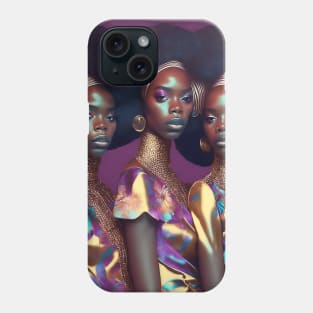 [AI Art] Oleander Sisters, Disco Style Phone Case