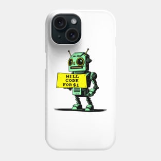 Will Code For Money Phone Case