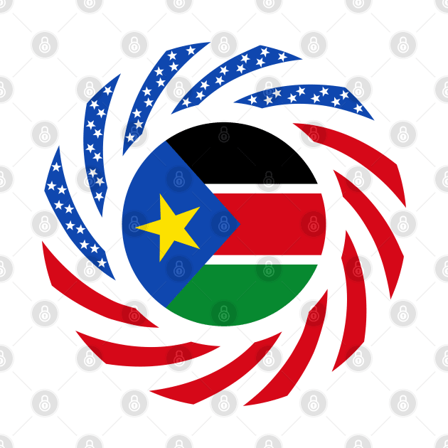 South Sudanese American Multinational Patriot Flag Series by Village Values