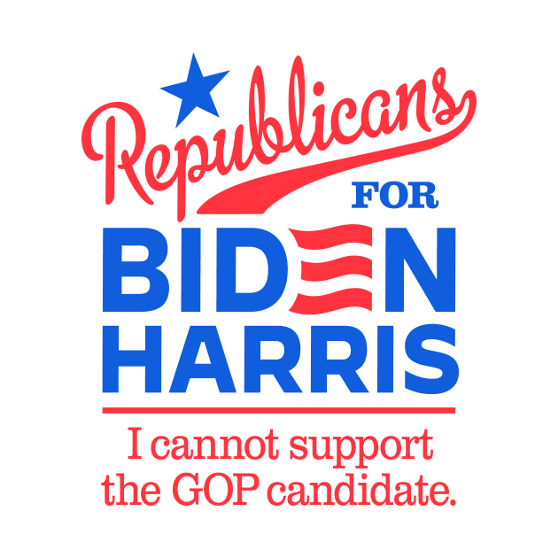 Republicans For Biden, I can't support the GOP candidate by MotiviTees