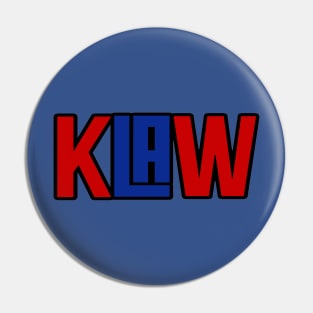 KLAW, LA Basketball Pin