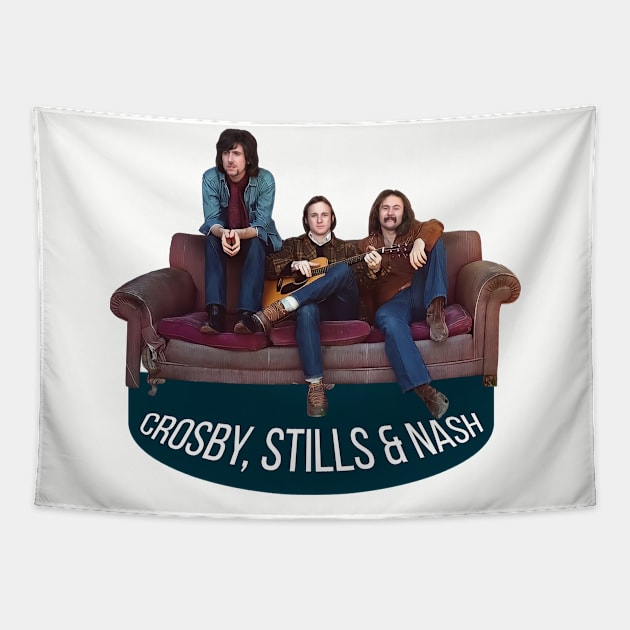 crosby, stills and nash 1 Tapestry by unknow user