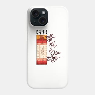 Run DMC concert ticket tribute Phone Case