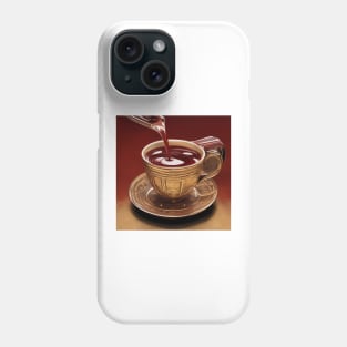 Coffee Decaf Roast Vintage Retro Macchiato Phone Case