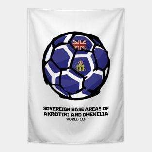 Sovereign Base Areas of Akrotiri and Dhekelia Football Country Flag Tapestry