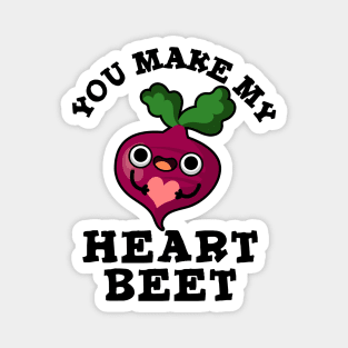 You Make My Heart Beet Cute Veggie Pun Magnet