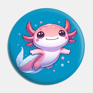 Cute Axolotl Floating Pin