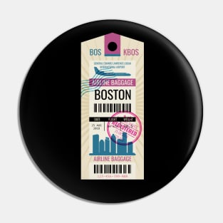 Boston Fligth Pin