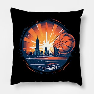 Basketball city Pillow