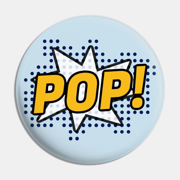 Pop! Art Polkadot Pin by bobdijkers