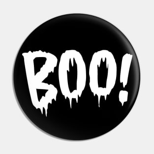 Boo Design - white text Pin