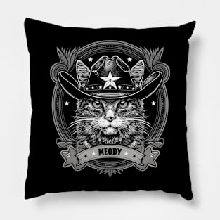 Cat Cowboy Expedition Pillow