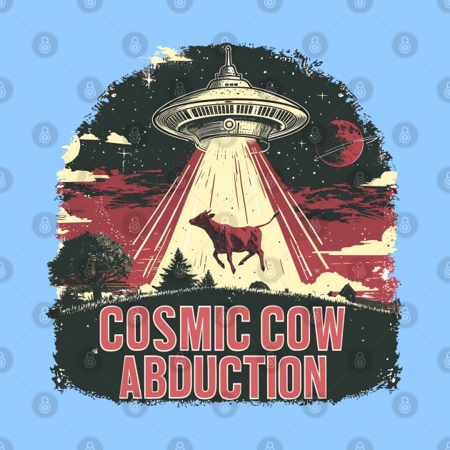 Cosmic Cow Abduction by SimplyIdeas