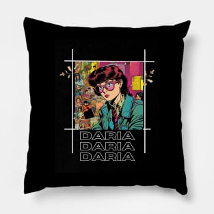 Daria vintage 90s style Pillow