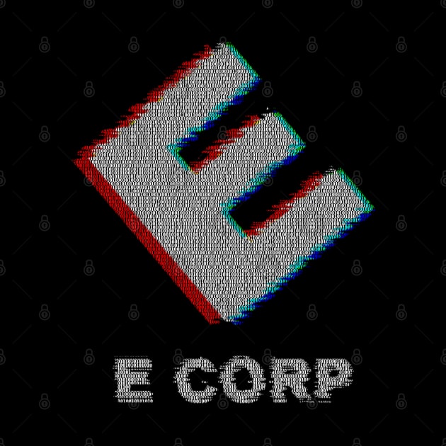 E-corp binary · mr. robot by Uwaki