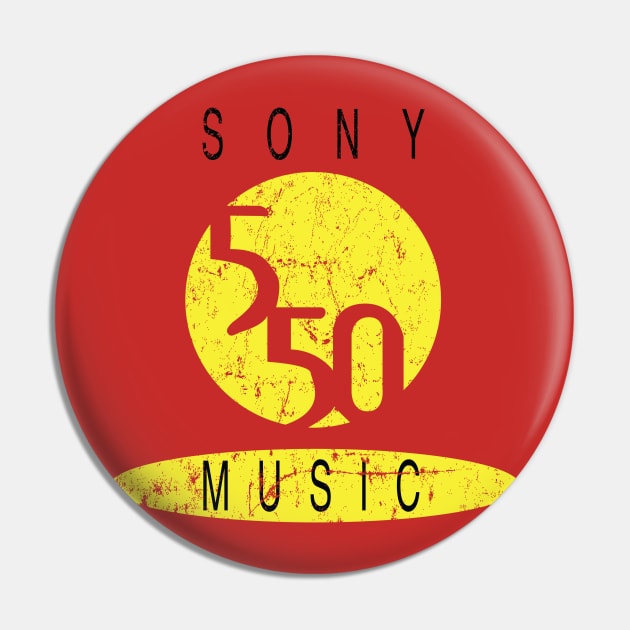 550 Music Pin by MindsparkCreative