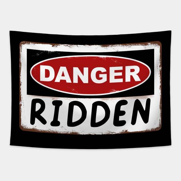 Back 4 Blood Door Sign "Danger Ridden" Tapestry by Scud"