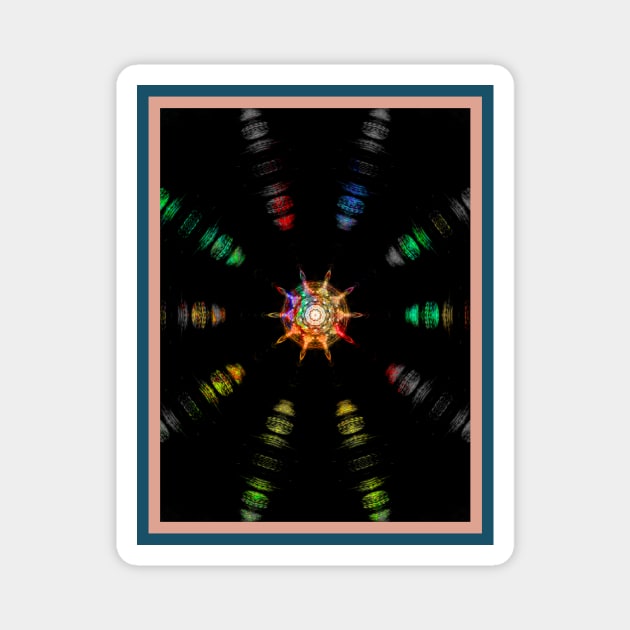 Neon Starburst Magnet by csturman