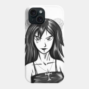 death, la muerte in the sandman with sugar skulls ecopop Phone Case