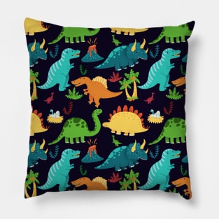 Cute Dinosaurs Pattern Pillow