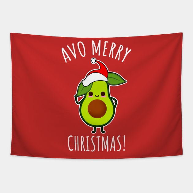 Avo Merry Christmas Tapestry by LunaMay