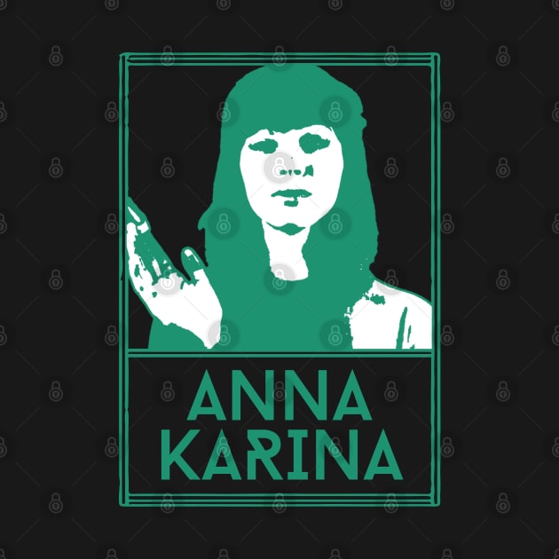 Anna karina\\retro fan artwork by MisterPumpkin