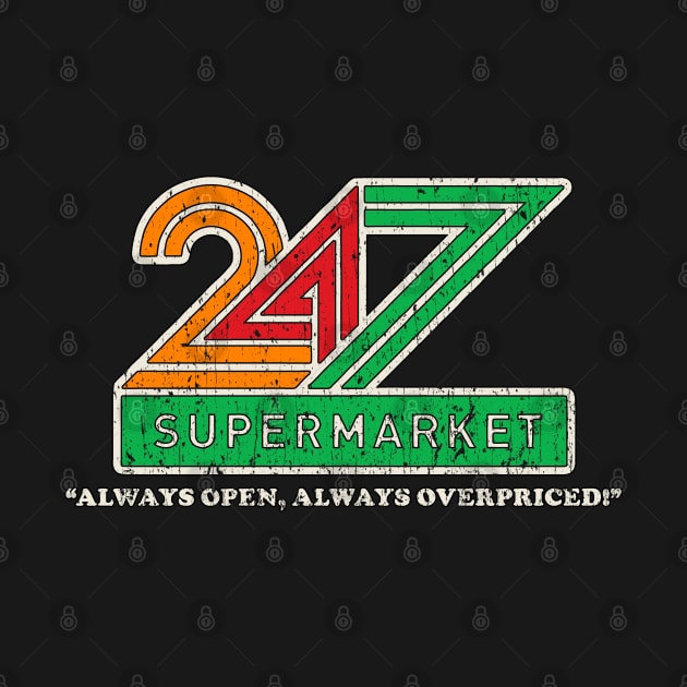 24/7 Supermarket 1984 by meltingminds