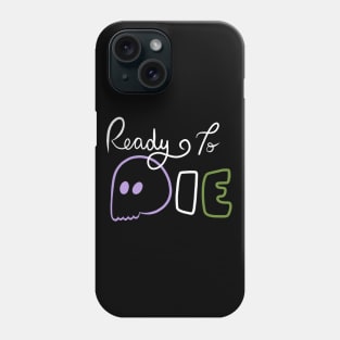 Ready To Die Emo Skull (Genderqueer Colors) Phone Case