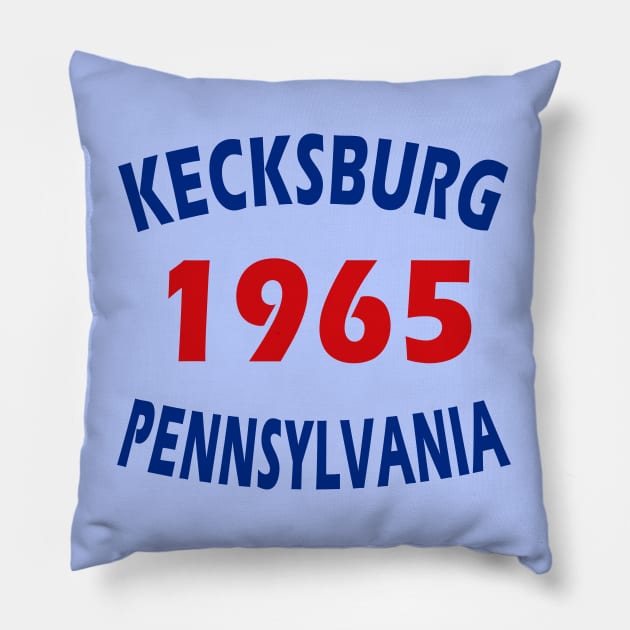 Kecksburg Pennsylvania 1965 Pillow by Lyvershop