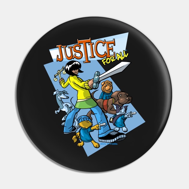 JUSTICE FOR ALL Pin by AstronautInk