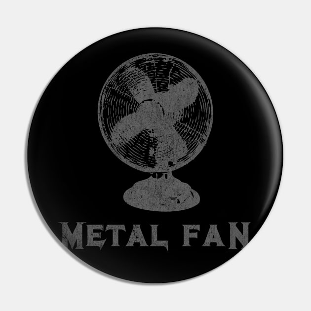 Metal Fan Heavy Metal Funny Rock Pin by Flippin' Sweet Gear