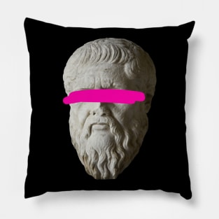 Plato Vaporwave Edition Pillow