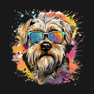 Soft-coated Wheaten Terrier with a splash of color T-Shirt