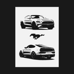 Ford Mustang (pop art) T-Shirt