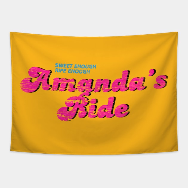 BOOGIE NIGHTS - Amanda's Ride Tapestry by jywear