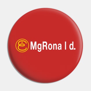 MgRonald. Pin