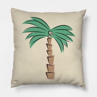abstract palm tree Pillow