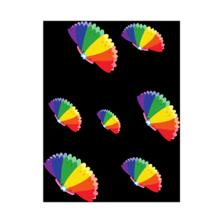 rainbow butterfly T-Shirt