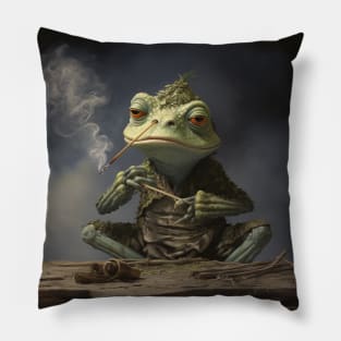 Froggy smoke Pillow