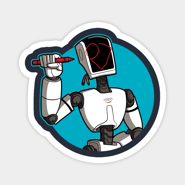 Ralphbot Magnet by jasesa