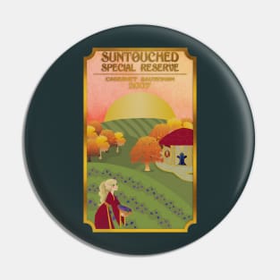 Suntouched Special Reserve Wine Label Pin