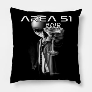 Alien Martini Toast Pillow