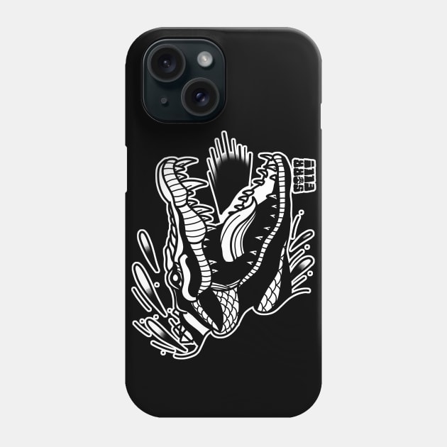 Crocodile Phone Case by ArtMonsterATX